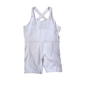 Laundry by Shelli Segal Lavender Romper Jumpsuit Activewear Size Large